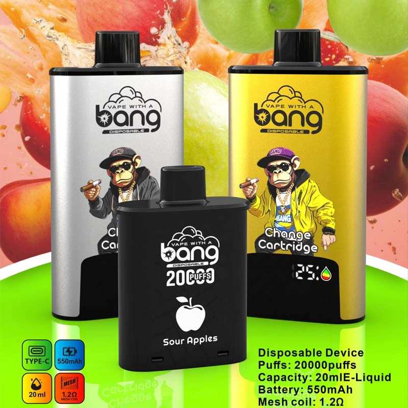 BANG 20K Puffs Change Cartridge Vape Sour Apple BANG 20K Puffs Change Cartridge Vape Sour Apple