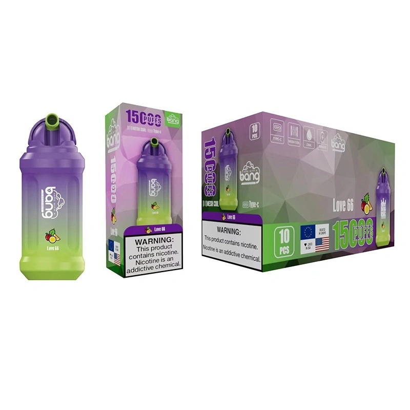 Bang 15K Puffs Vape Filp Design Love 66 Bang 15K Puffs Vape Filp Design Love 66