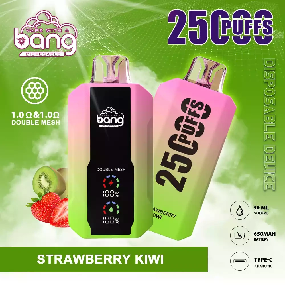 Bang 25000 25K Puffs Vape Strawberry KIWI Bang 25000 25K Puffs Vape Strawberry KIWI