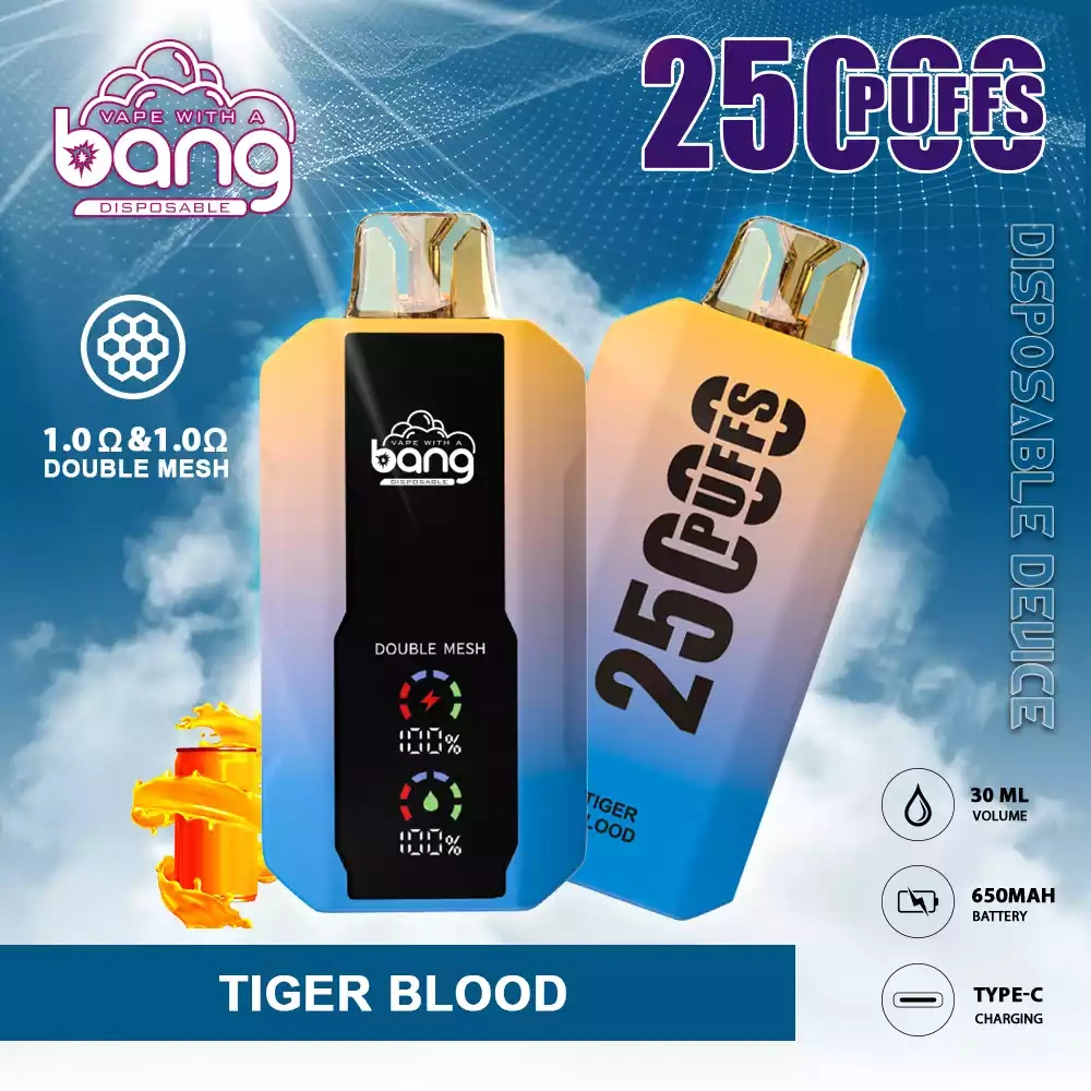 Bang 25000 25K Puffs Vape TIGER BLOOD Bang 25000 25K Puffs Vape TIGER BLOOD