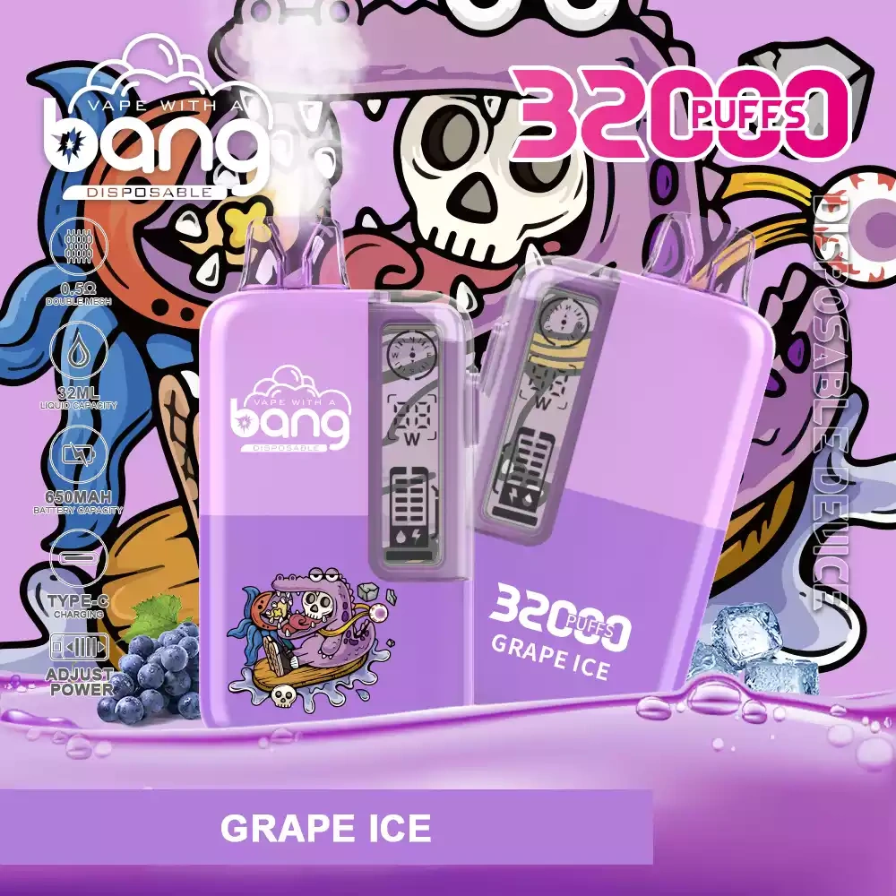 Bang 32000 Puffs 32K Vape Wholesale Grape ice Bang 32000 Puffs 32K Vape Wholesale Grape ice