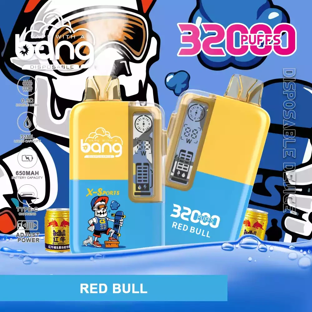 Bang 32000 Puffs 32K Vape Wholesale Red Bull Bang 32000 Puffs 32K Vape Wholesale Red Bull