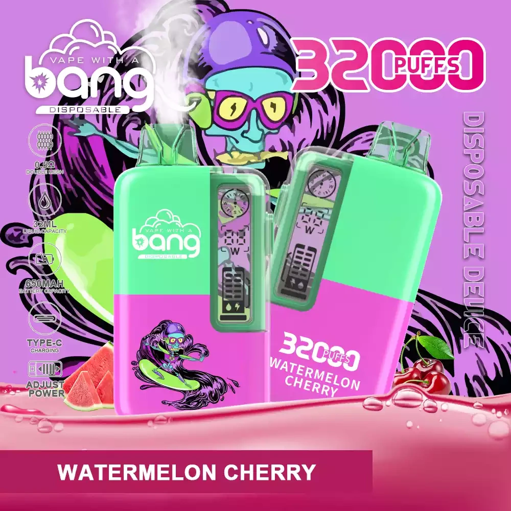 Bang 32000 Puffs 32K Vape Wholesale Watermelon cherry Bang 32000 Puffs 32K Vape Wholesale Watermelon cherry
