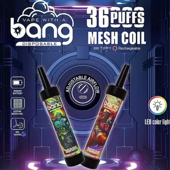 Bang 36000 Puffs Disposable Vape Mesh Coil