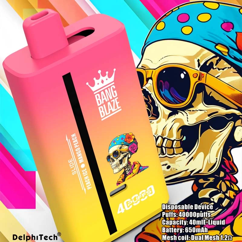 Bang Blaze 40K Puffs Dual Flavor Disposable Vape Peach Ice and Mango Peach Bang Blaze 40K Puffs Dual Flavor Disposable Vape Peach Ice and Mango Peach