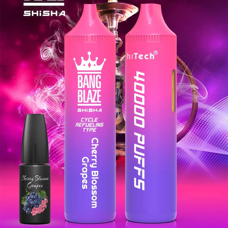 Bang Blaze 40K Puffs Shisha Refillable Vape Cherry Blossom Grapes Bang Blaze 40K Puffs Shisha Refillable Vape Cherry Blossom Grapes