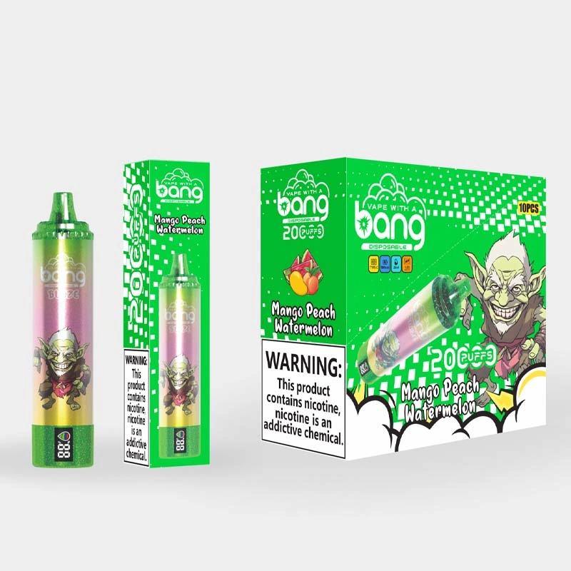 Bang Blaze Tornado 20K 20000 Puffs Vape Mango Peach Watermelon Bang Blaze Tornado 20K 20000 Puffs Vape Mango Peach Watermelon