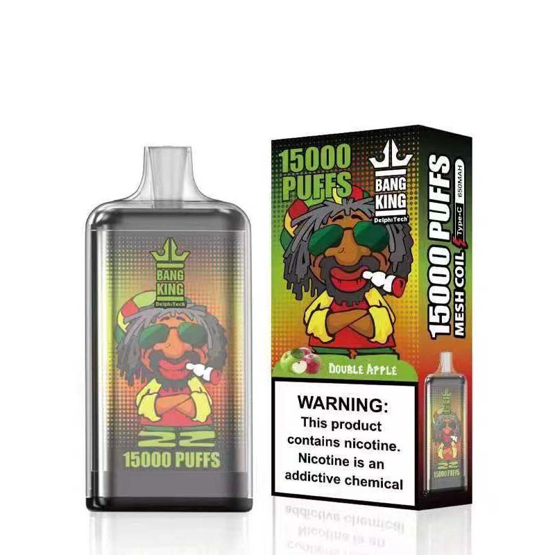 Bang King 15K 15000 Puffs Disposable Vape DLUBLE APPLE Bang King 15K 15000 Puffs Disposable Vape DLUBLE APPLE
