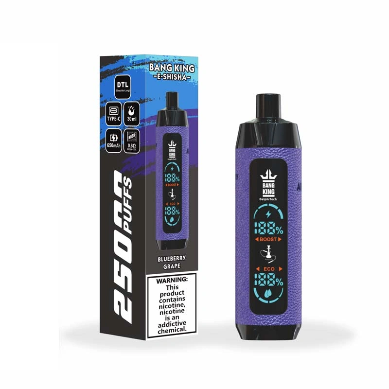 Bang King 25K Shisha 25000 Puffs Disposable Vape Blueberry Grape Bang King 25K Shisha 25000 Puffs Disposable Vape Blueberry Grape