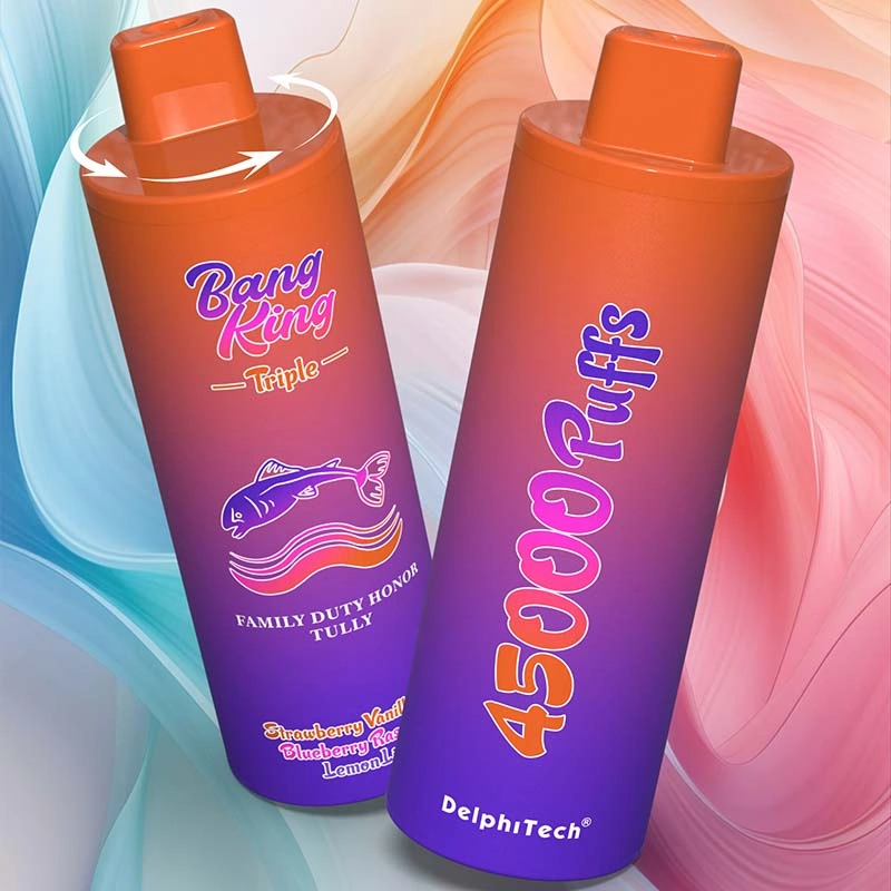 Bang King 45K 45000 Puffs Triple 3 in 1 Flavor Vape Strawberry Vanilla Coke & Blueberry Raspberry & Lemonlime Bang King 45K 45000 Puffs Triple 3 in 1 Flavor Vape Strawberry Vanilla Coke & Blueberry Raspberry & Lemonlime