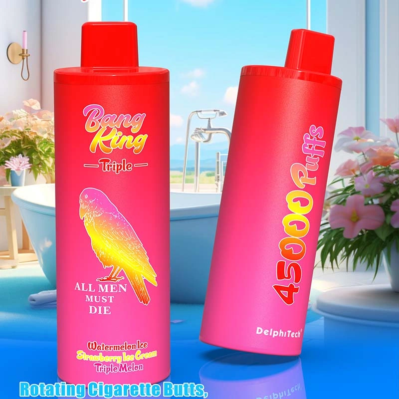 Bang King 45K 45000 Puffs Triple 3 in 1 Flavor Vape Watermelon & Strawberry Ice Cream & Triplemelon Bang King 45K 45000 Puffs Triple 3 in 1 Flavor Vape Watermelon & Strawberry Ice Cream & Triplemelon