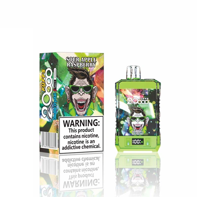 Bang King Crystal 20K Puffs Vape Sour Apple Raspberry Bang King Crystal 20K Puffs Vape Sour Apple Raspberry