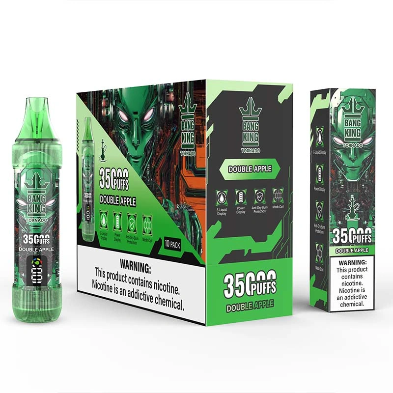 Bang King Tornado 35K Puffs 35000 Disposable Vape Double Apple Bang King Tornado 35K Puffs 35000 Disposable Vape Double Apple