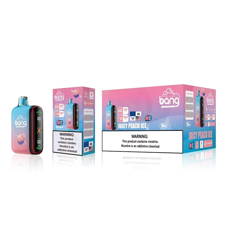 Bang Pulse 18K Puffs Vape Smart Screen Juicy Peach lce Bang Pulse 18K Puffs Vape Smart Screen Juicy Peach lce