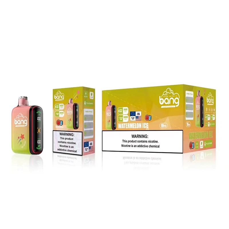 Bang Pulse 18K Puffs Vape Smart Screen Watermelon lce Bang Pulse 18K Puffs Vape Smart Screen Watermelon lce
