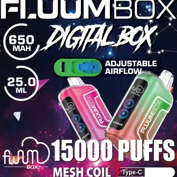 FLUUM Box Screen 15K 15000 Puffs Disposable Vape