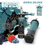 Bang Blaze 60K Puffs Disposable Vape Type-C Charging Hookah Vape Passion Fruit