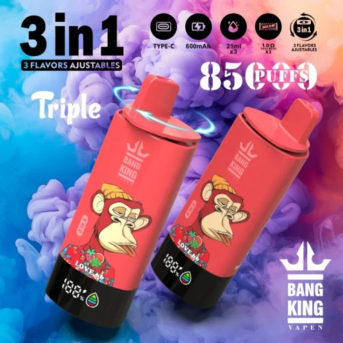 Bang King Triple 85K Puffs 3 in 1 Disposable Vape 1 Bang King Triple 85K Puffs 3 in 1 Disposable Vape 1